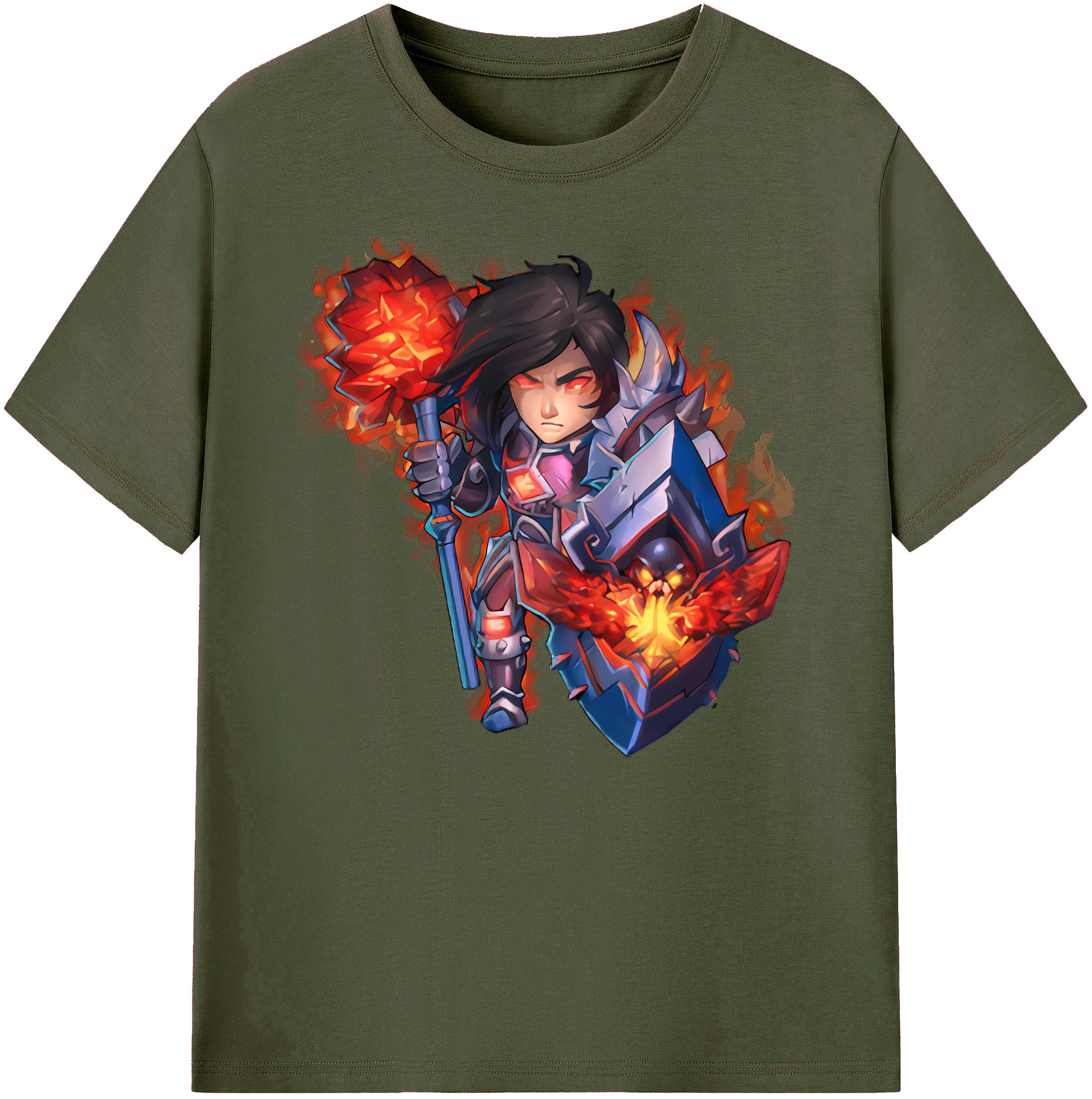（画像用） リーグ・オブ・レジェンド League of Legends LOL 綿100％ メンズ半袖Tシャツ｜肌触りやわらか＆通気性